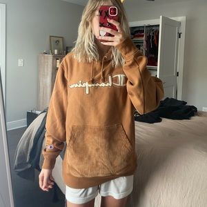Reverse weave Champion corduroy sweatshirt